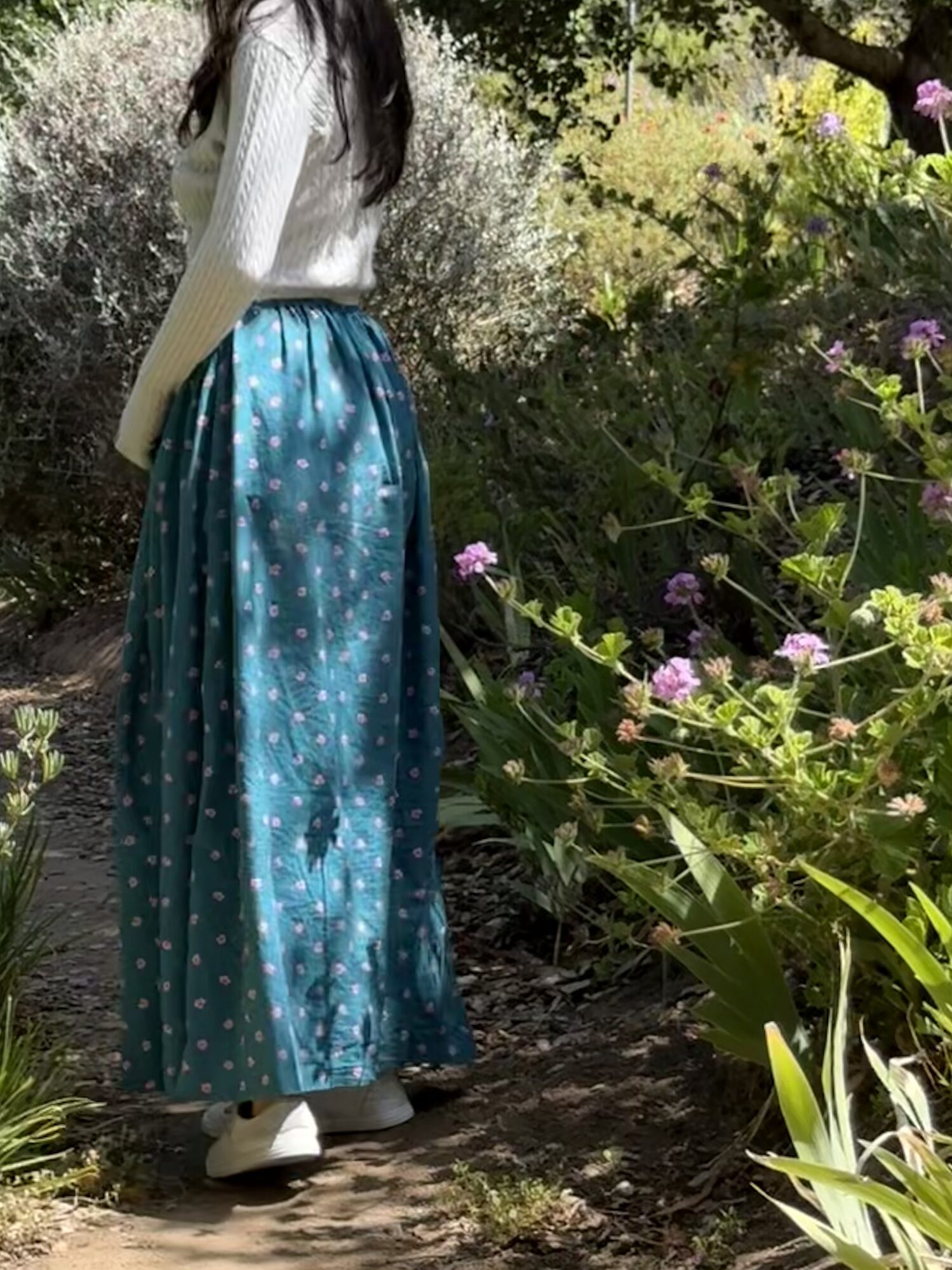 The Muse Maxi Skirt in Lake Geneva